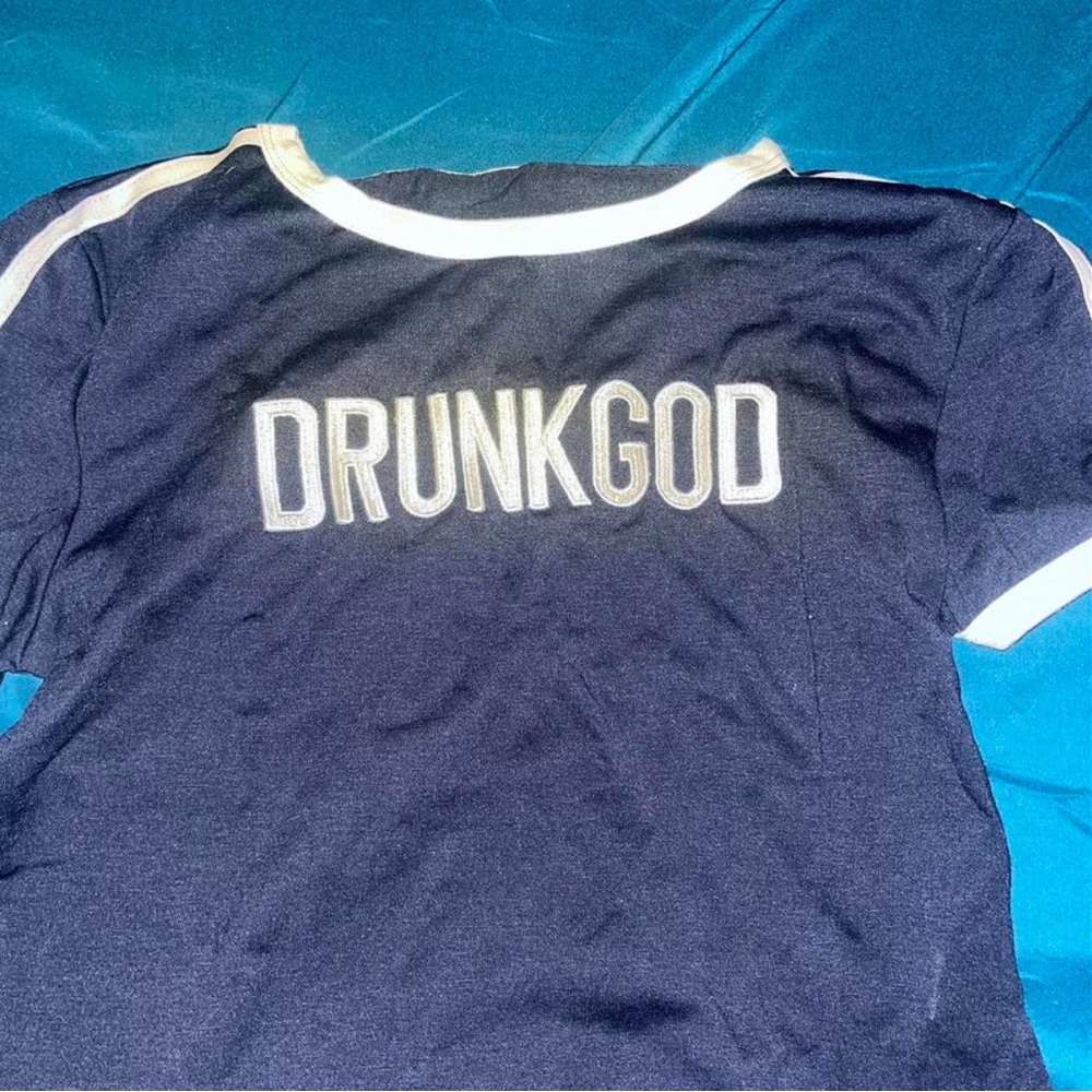 Drunk god baby tee shirt